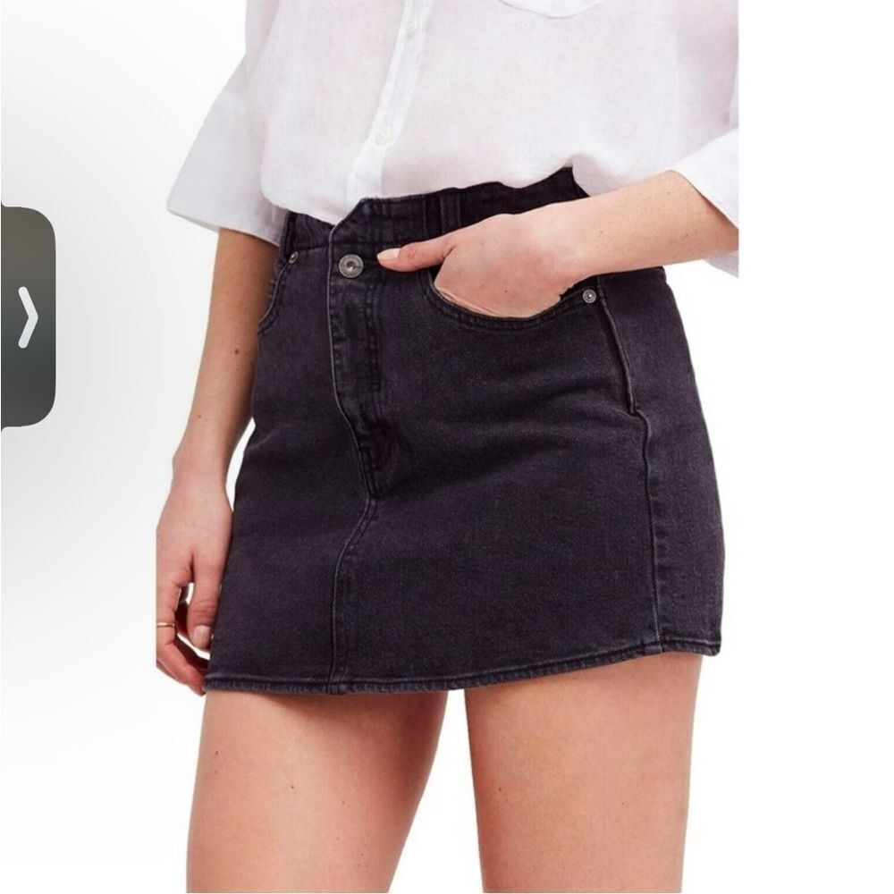 We the free black denim skirt 29